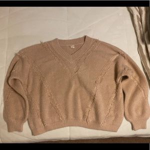 Pink boutique sweater